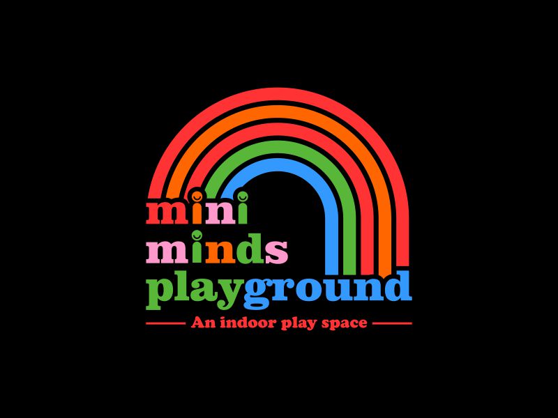 Mini Minds Playground               An indoor play space logo design by luckyprasetyo