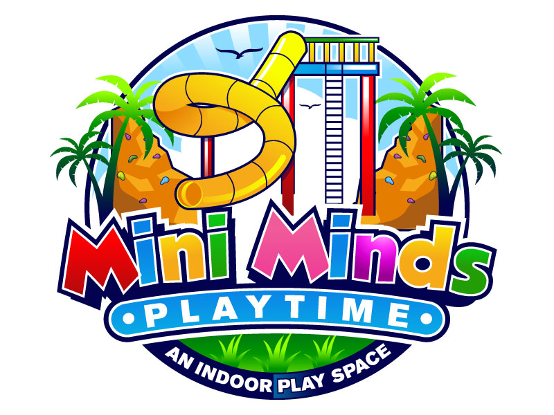 Mini Minds Playground               An indoor play space logo design by Gilate