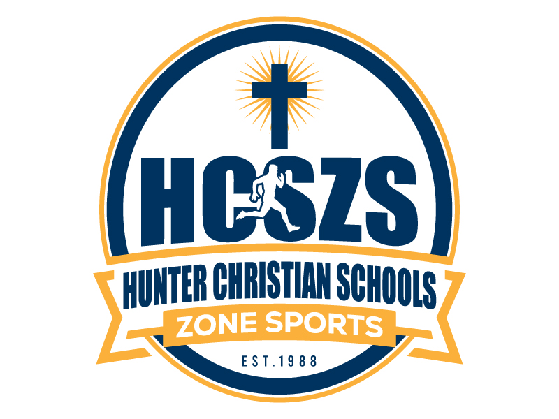 Hunter Christian Schools - Zone Sports logo design by jaize