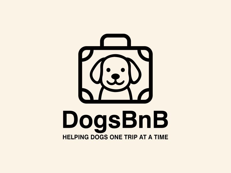 DogsBnB logo design by luckyprasetyo