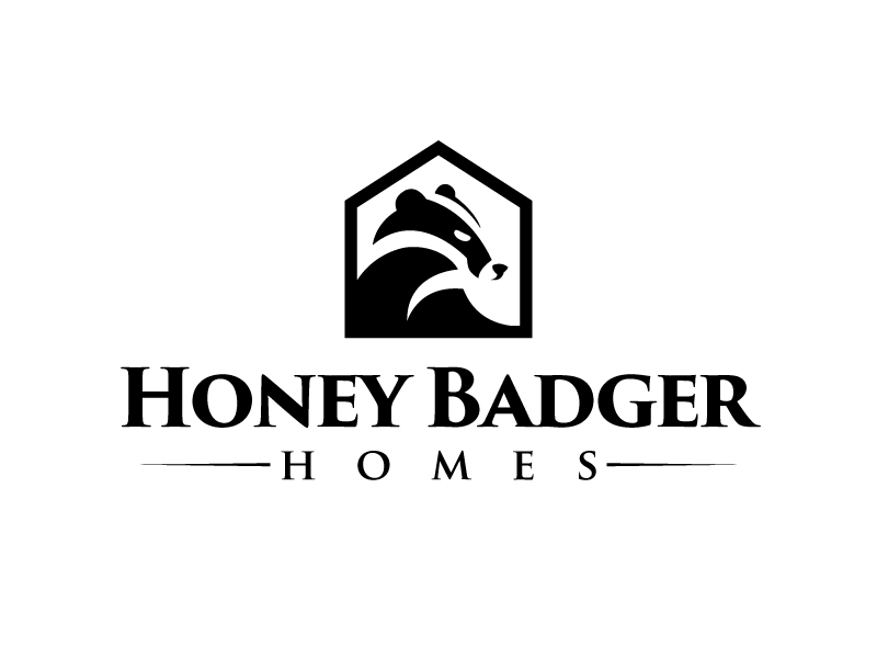 Honey Badger Homes Logo Design