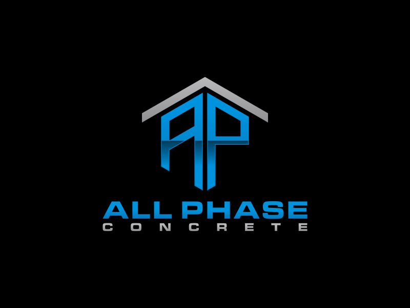 All Phase Concrete logo design by luckyprasetyo