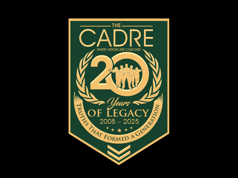 20 Years of Legacy - Logo Design for “The Cadre” logo design by DreamLogoDesign