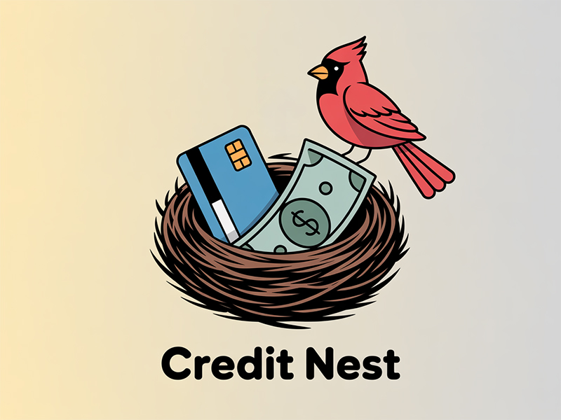 Credit Nest logo design by IamSoya