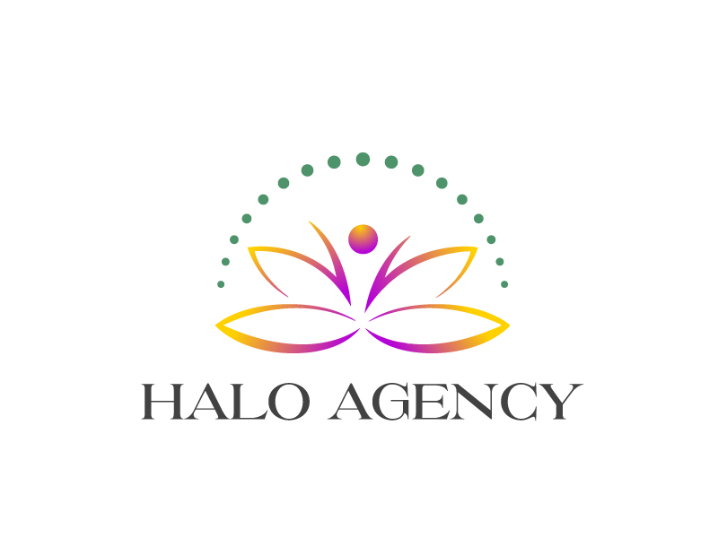 Halo Agency logo design by tec343