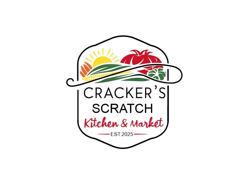Cracker's Scratch Kitchen & Market logo design by ruki