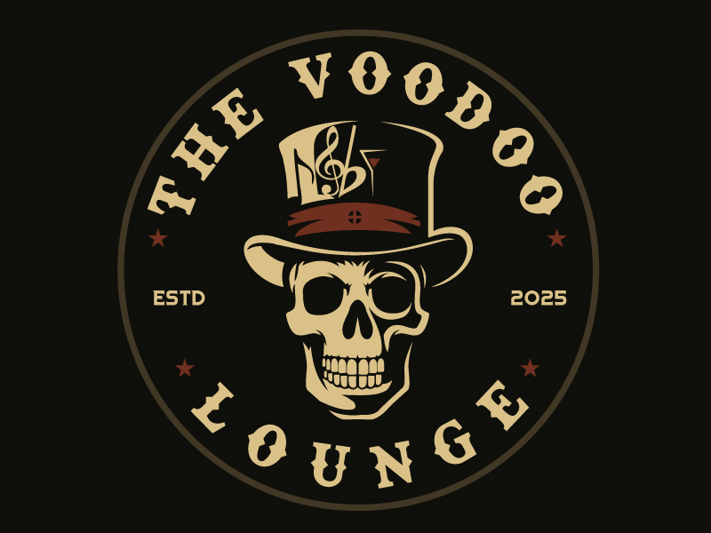 The Voodoo Lounge logo design by DreamLogoDesign