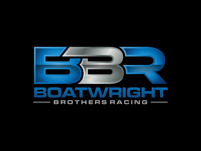 Boatwright Brothers Racing (BBR) logo design by josephira