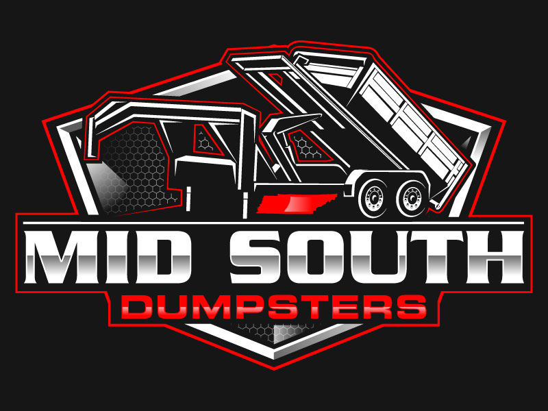 MID SOUTH DUMPSTERS logo design by Suvendu