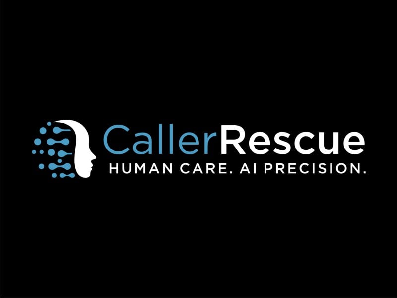 CallerRescue   (one word) logo design by Neng Khusna
