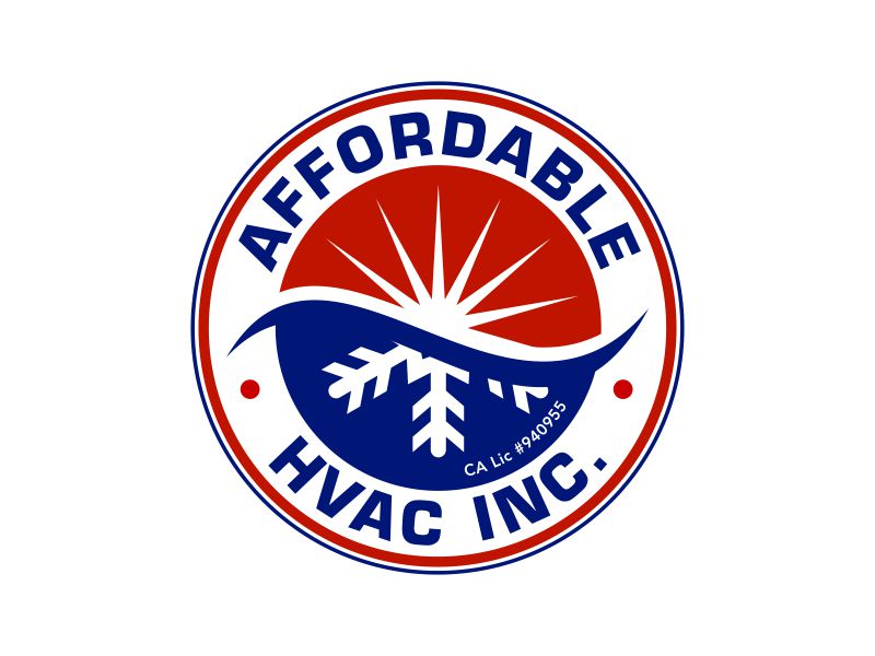AFFORDABLE HVAC INC. Logo Design