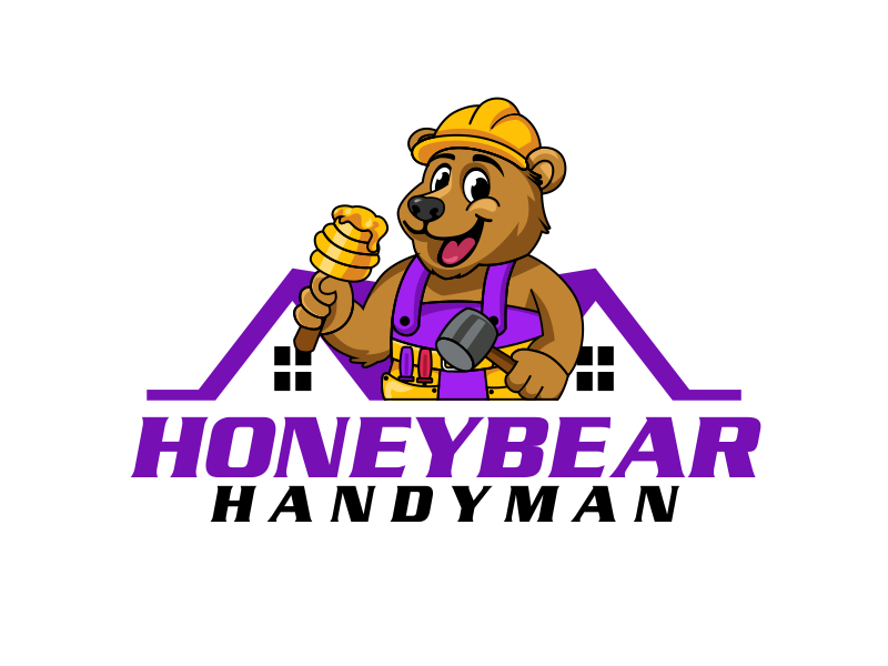 honeybear handyman logo design by Yulioart