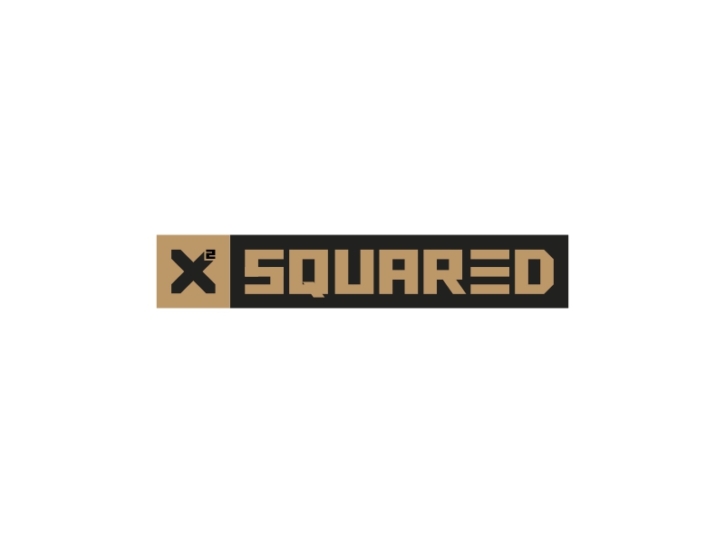 X Squared / X² logo design by brandshark