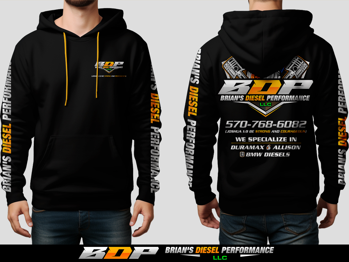 Brian's diesel performance llc logo design by Niqnish