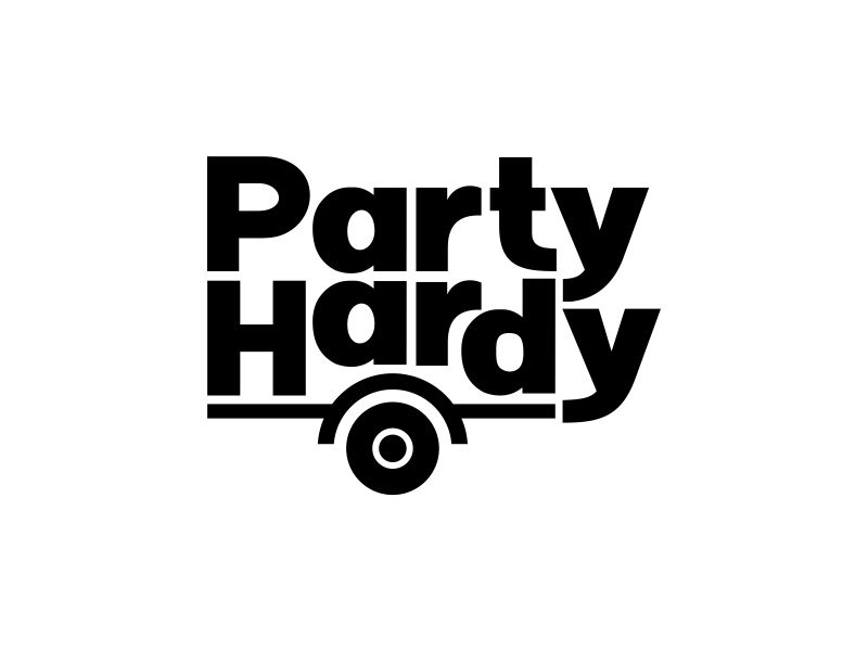 Party Hardy logo design by mutafailan