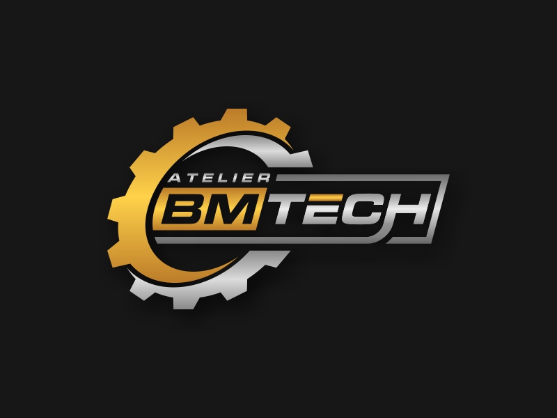 Atelier BM Tech logo design by Ariza Mauliza